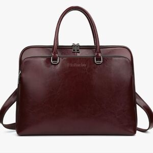 Blofinche Laptop Messenger Bag Genuine Leather